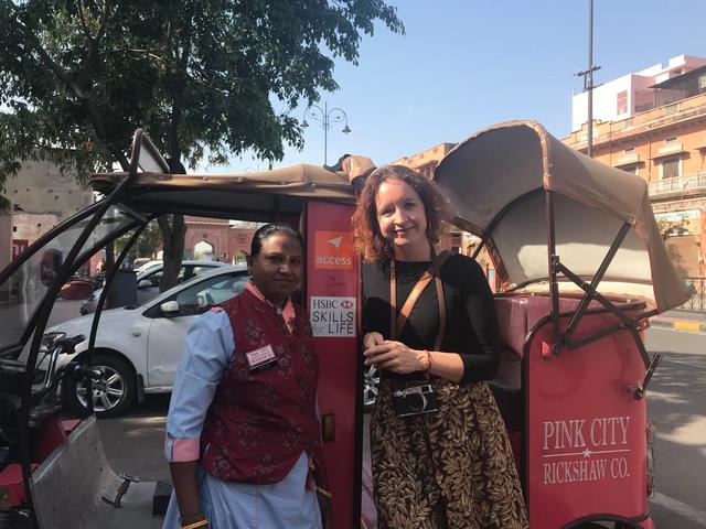 RIDING THROUGH THE STREETS OF JAIPUR WITH THE PINK CITY RICKSHAW COMPANY