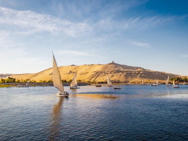Sail down the Nile by felucca