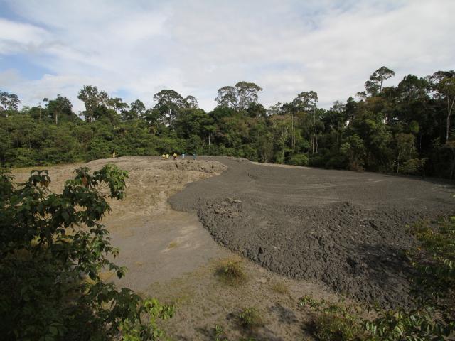View wildlife at a mud volcano