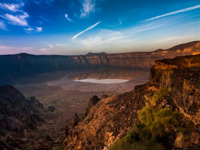 Visit a volcanic crater