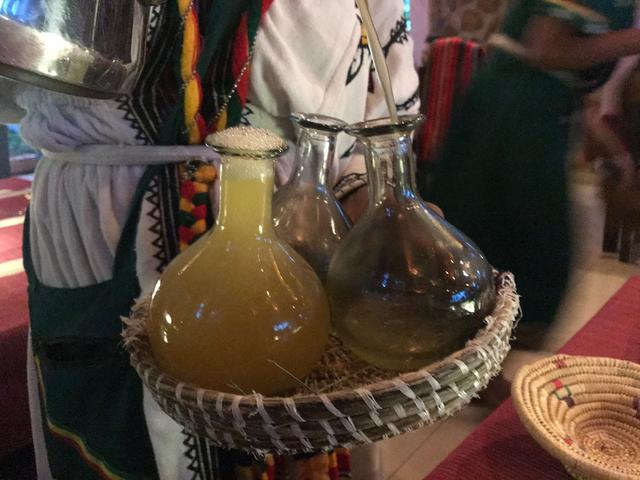 Drink 'Tej' honeywine in a local bar