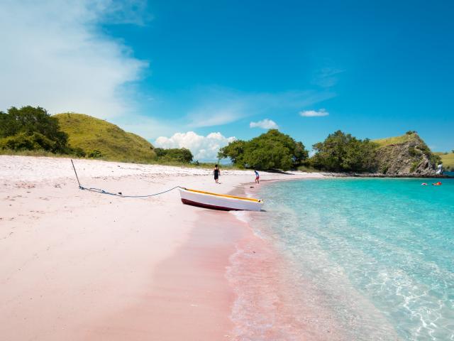 Swim with mantas and lay on a pink beach