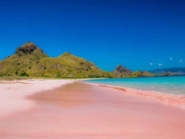 Swim with mantas and lay on a pink beach