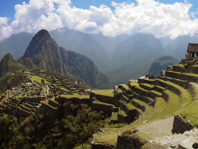 Get a panorama of Machu Picchu