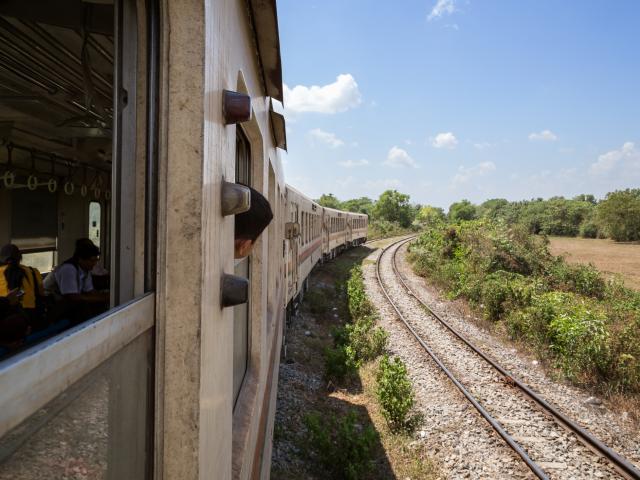 Enjoy a train ride out of Yangon