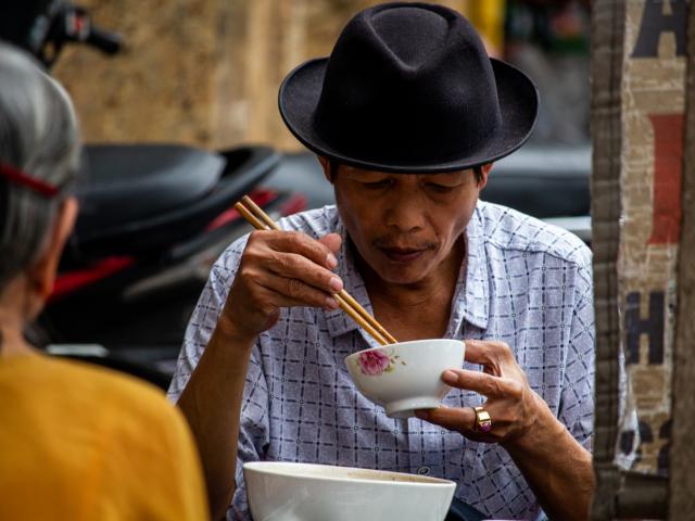 Sample Hanoi's street food