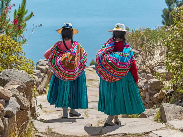Visit Taquile, known as the weavers' island