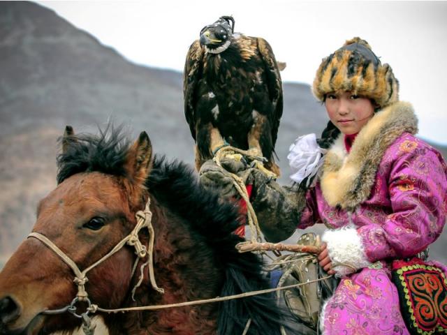 The Golden Eagle Hunters Festival of Altai