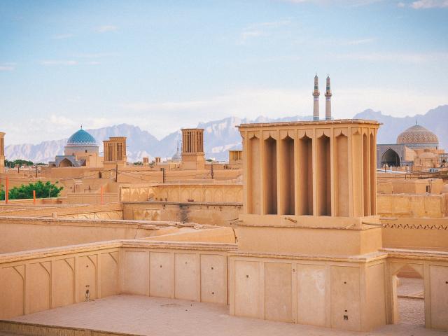 See the iconic windcatchers of Yazd