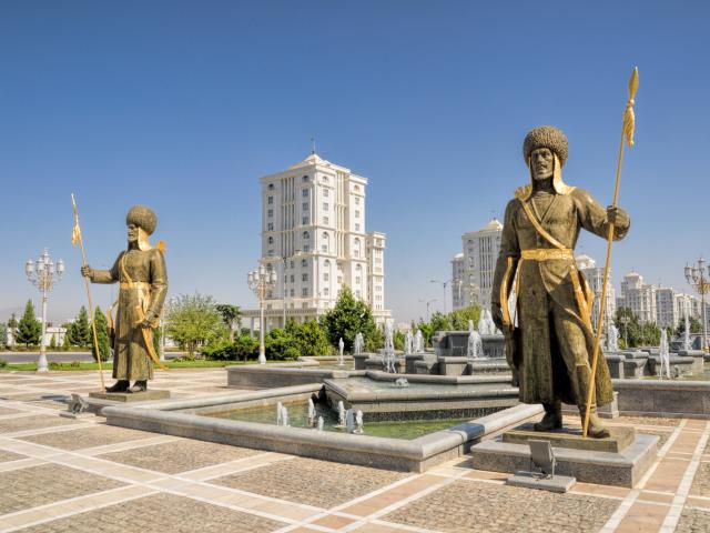 Be guided around the Turkmen capital