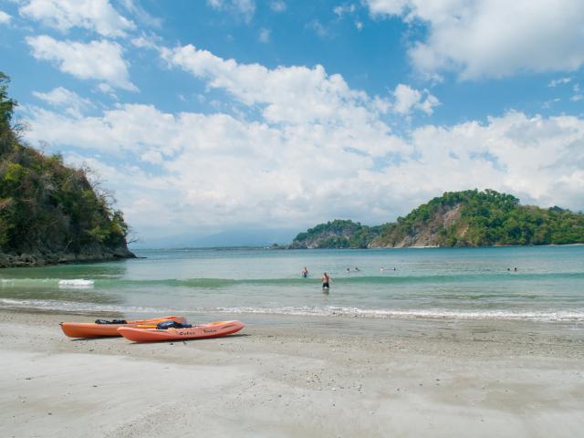 Kayak Manuel Antonio's coastline