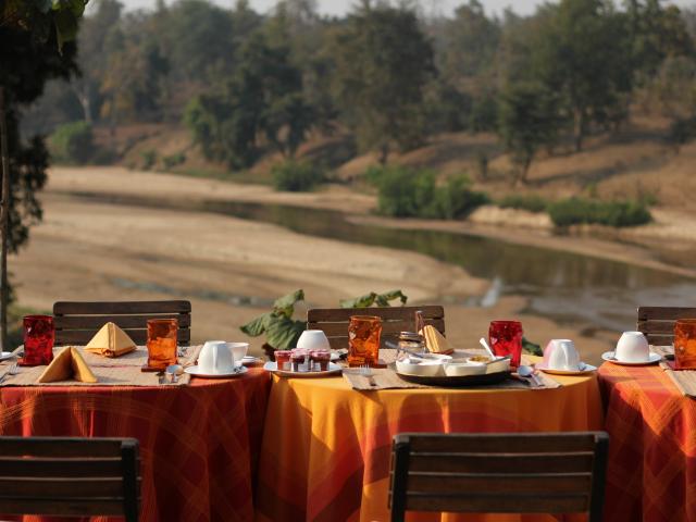 Flame of the Forest Lodge, Kanha National Park