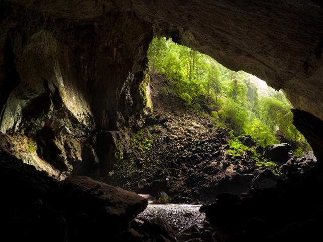 Visit impressive limestone caves