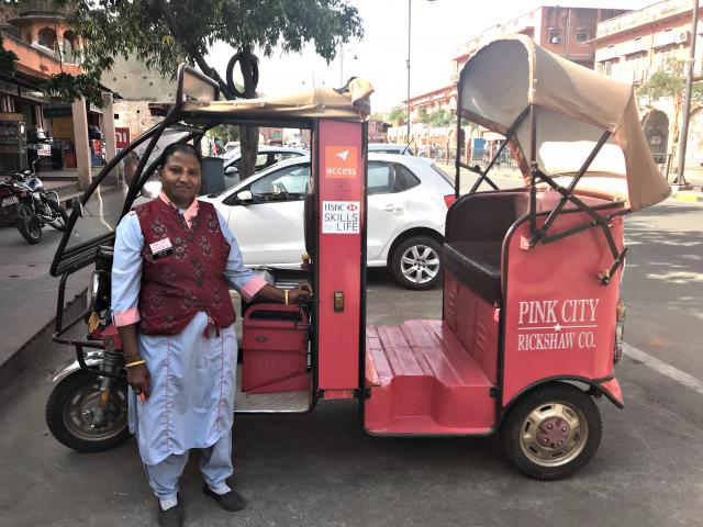 Help empower female rickshaw drivers