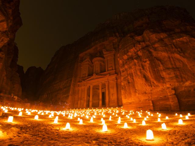 See Petra by candlelight