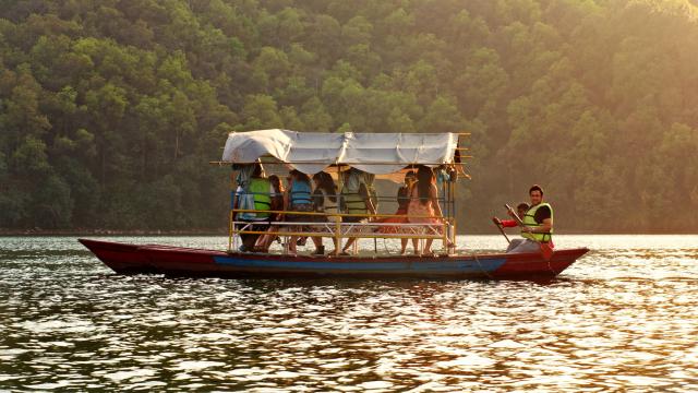 Explore Phewa Lake by boat