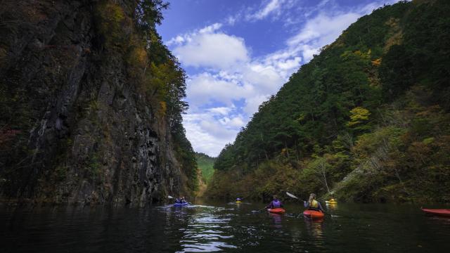 Kayak in the Kiso Valley