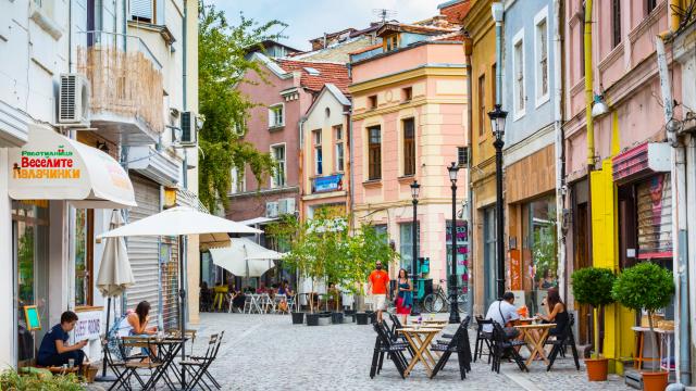Wander the cobbled streets of Plovdiv