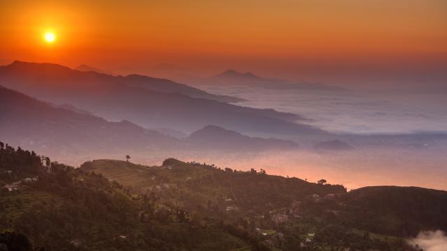See the sunrise from Sarangkot