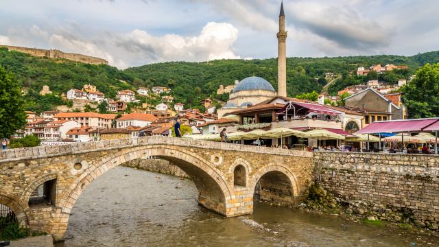 Wander the cobbled streets of Prizren