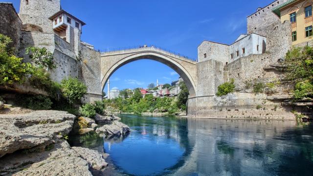 Explore Mostar's old town