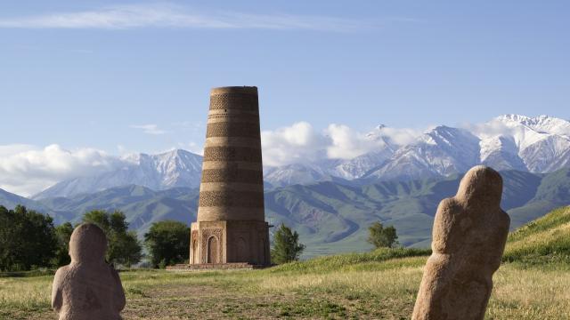 Admire the ancient Burana Tower