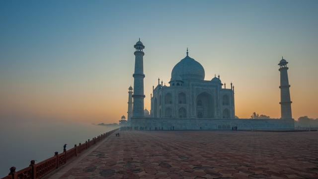 Admire the stunning Taj Mahal