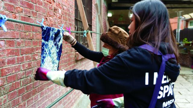 Hakka tye-dyeing experience