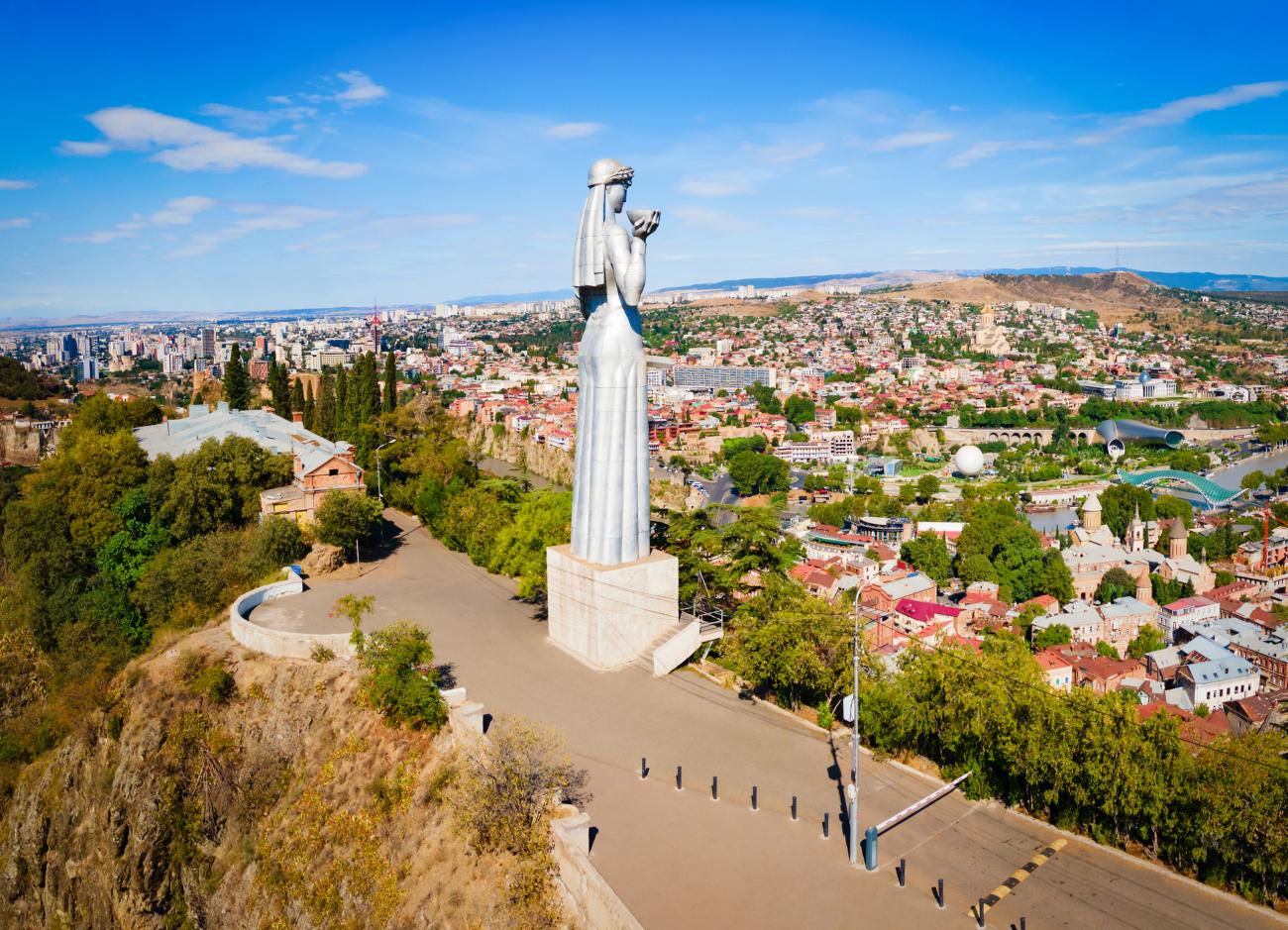 Statue of Mother of Georgia in Tbilisi, Georgia