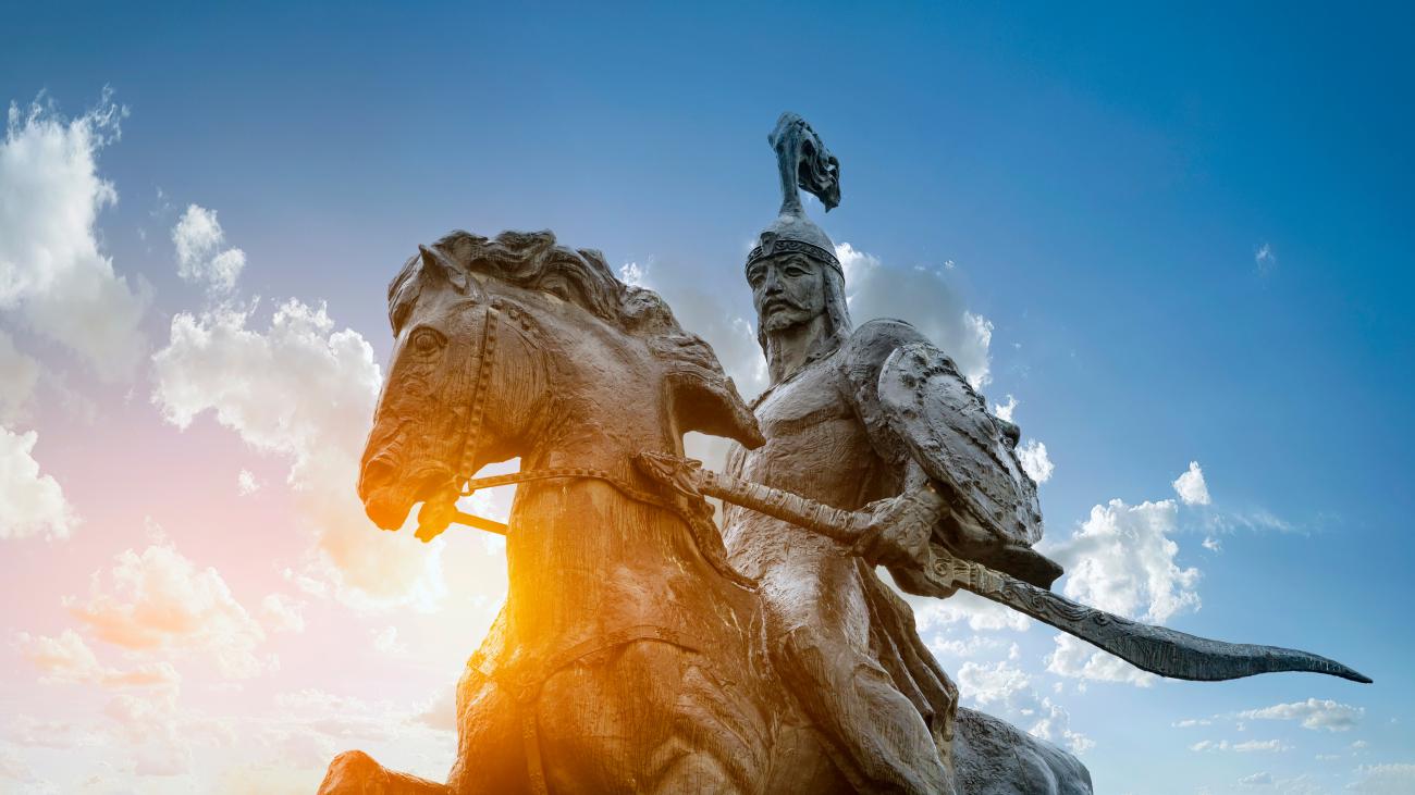 Statue of Kyrgyzstan hero, Manas
