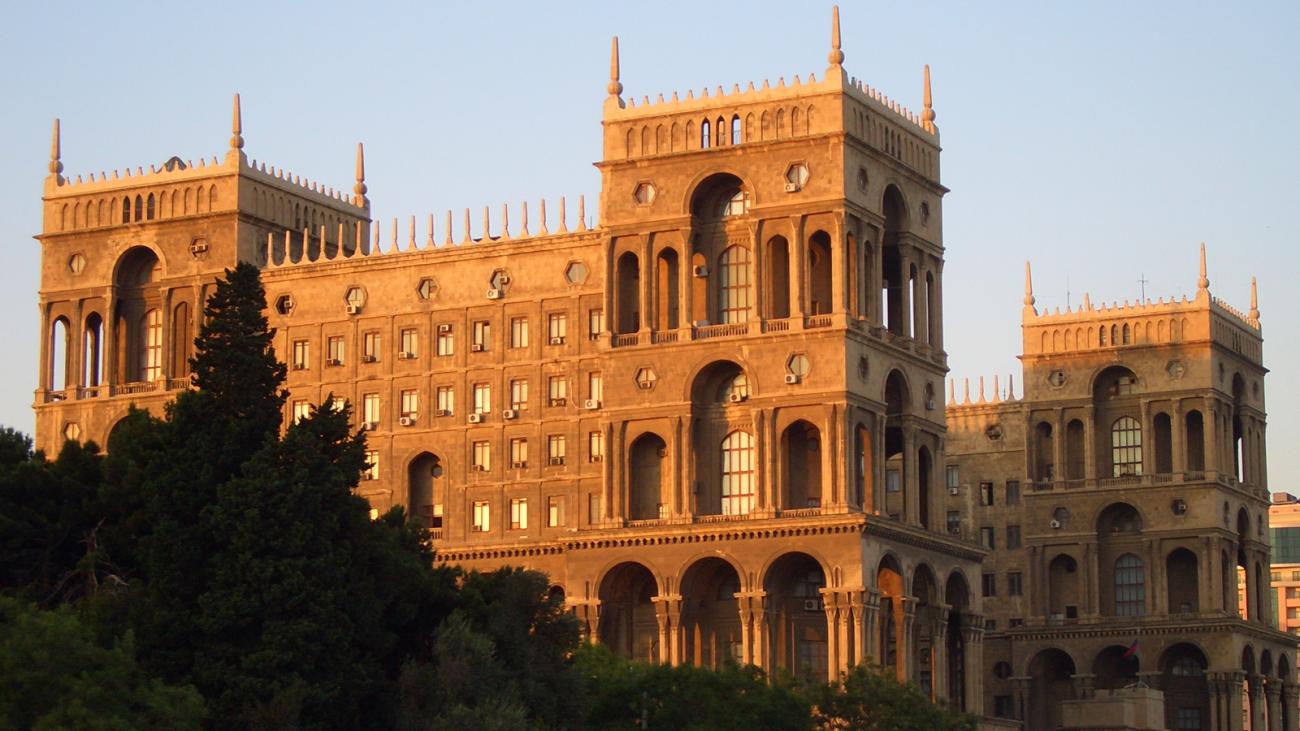 The Government House building in Baku, Azerbaijan