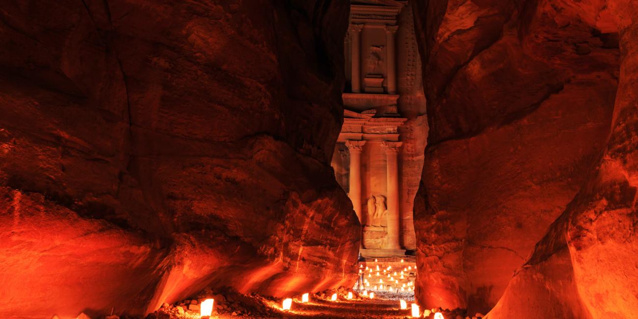 Petra by candlelight 