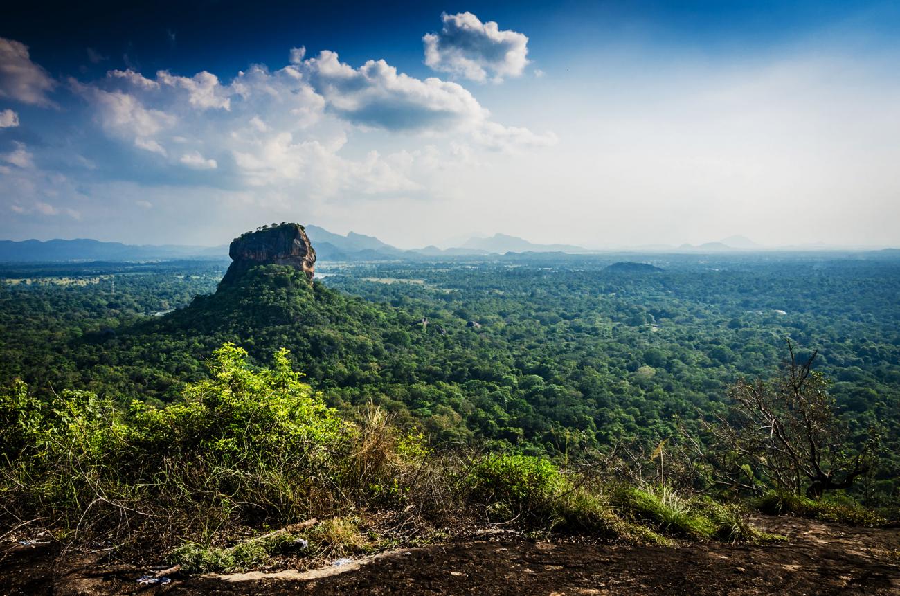 Visit Sigiriya, also known as lions rock
