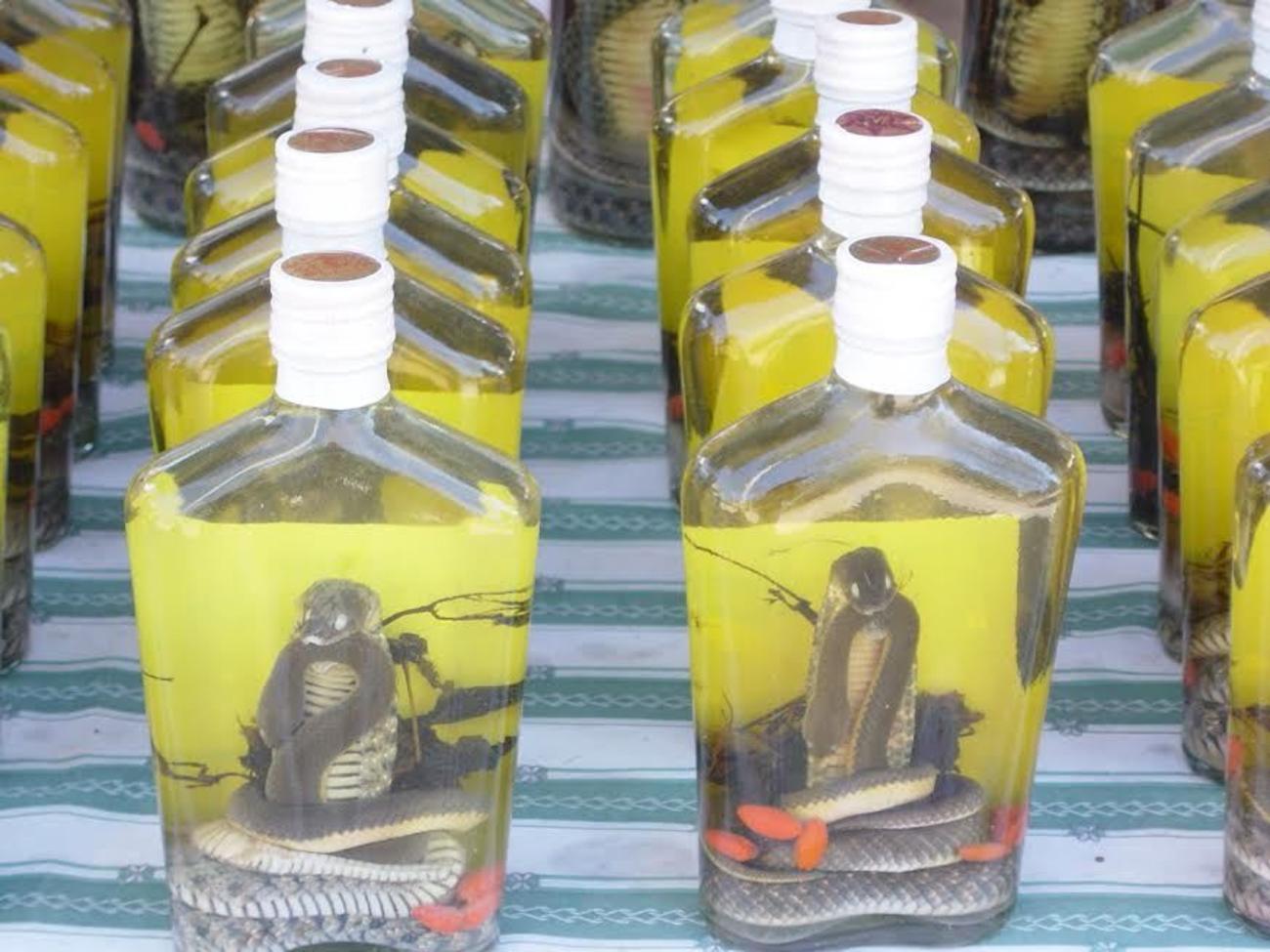 Palm Wine, a legal alternative souvenir to Snake Wine.
