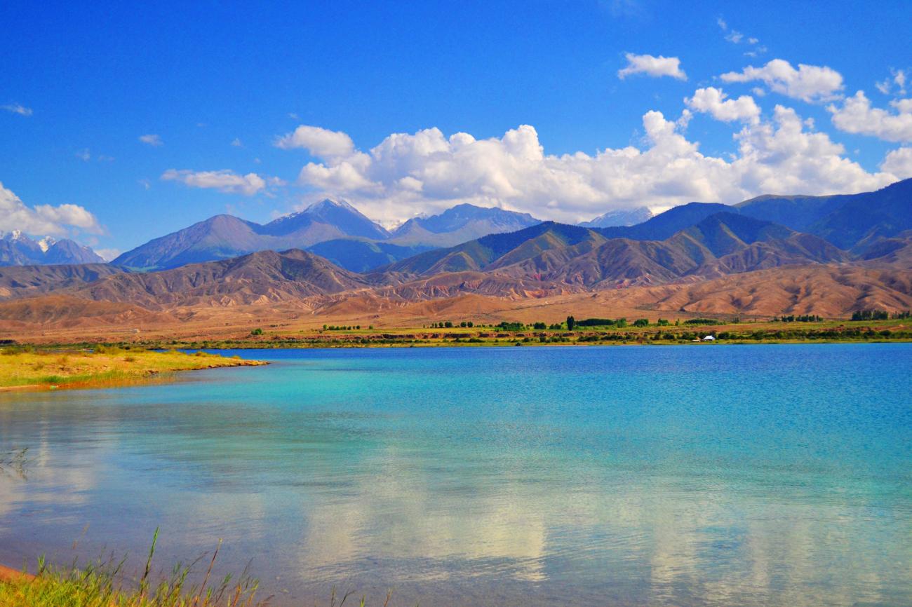 Issyk Kul Lake in Kyrgyzstan 