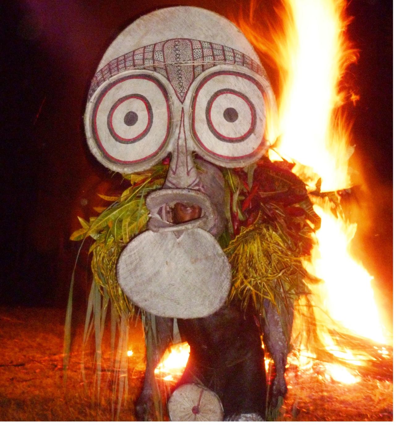 Fire festival in Papua New Guinea