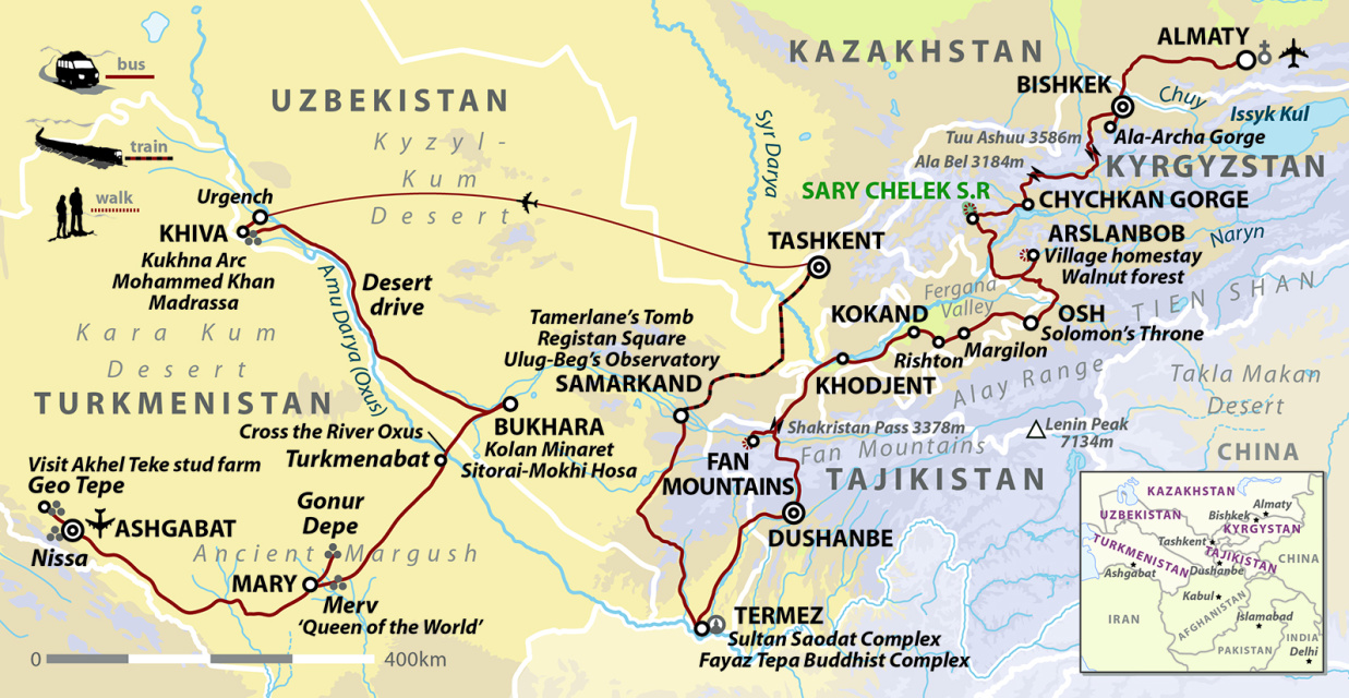 Silk Road: The Five Stans of Central Asia