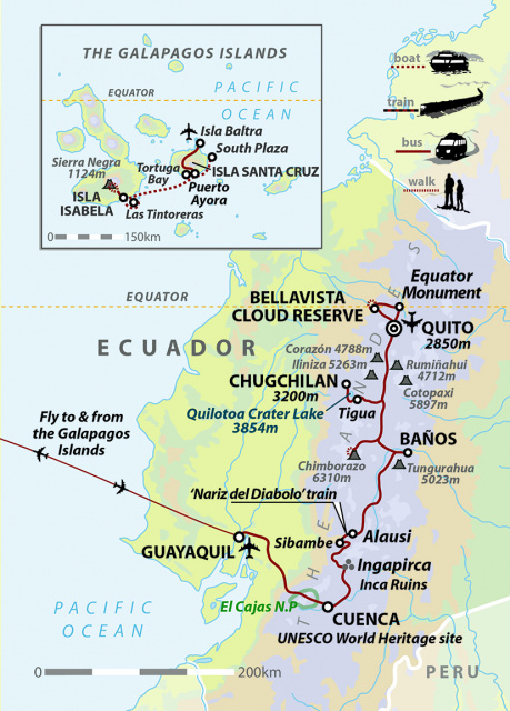 Darwin's Ecuador: Andes to Galapagos