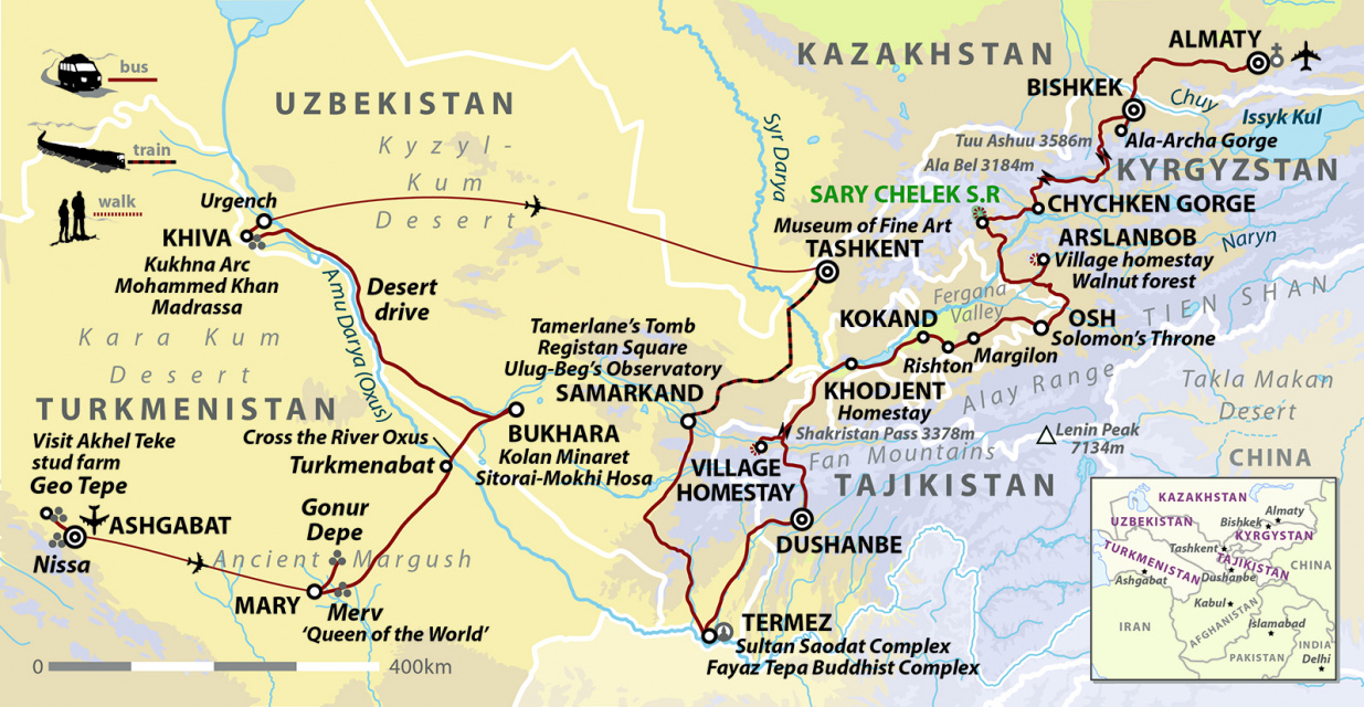 Silk Road: The Five 'Stans of Central Asia
