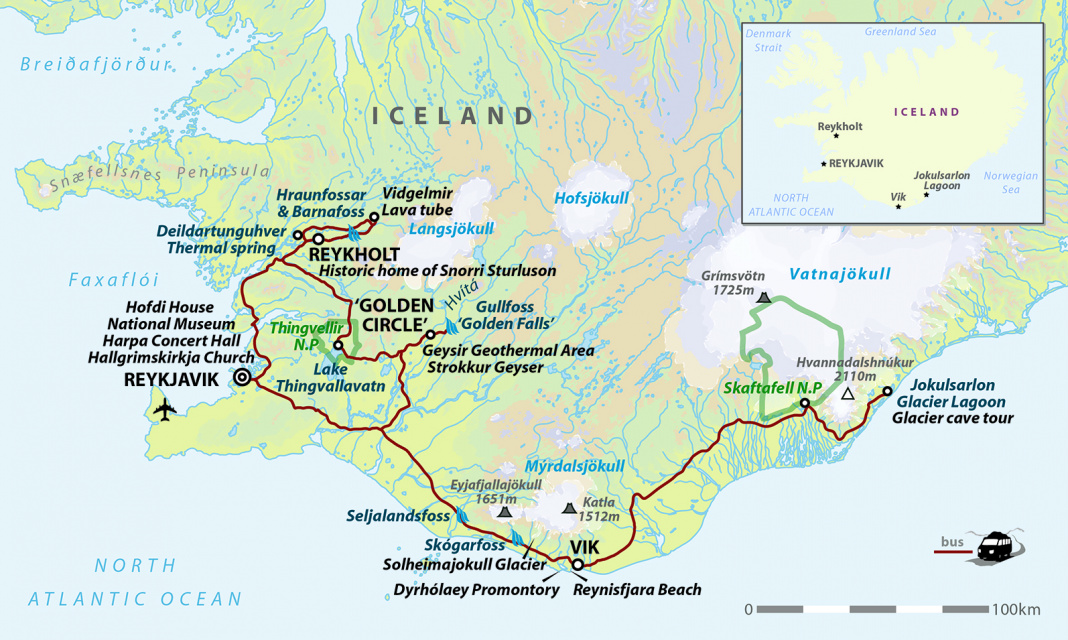 Iceland: Northern Lights, Geysers & Glaciers