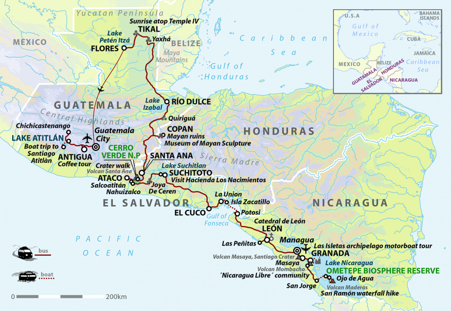 Central American Odyssey: Nicaragua, El Salvador, Honduras & Guatemala