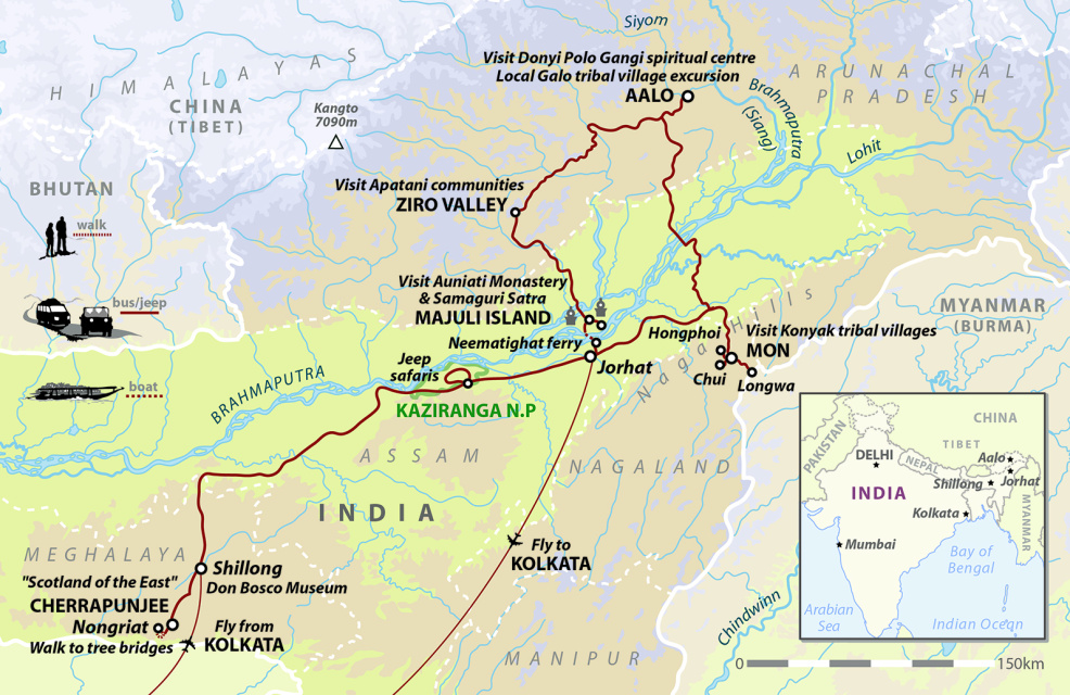 Nagaland: Living Tree Bridges & Villages of North-East India