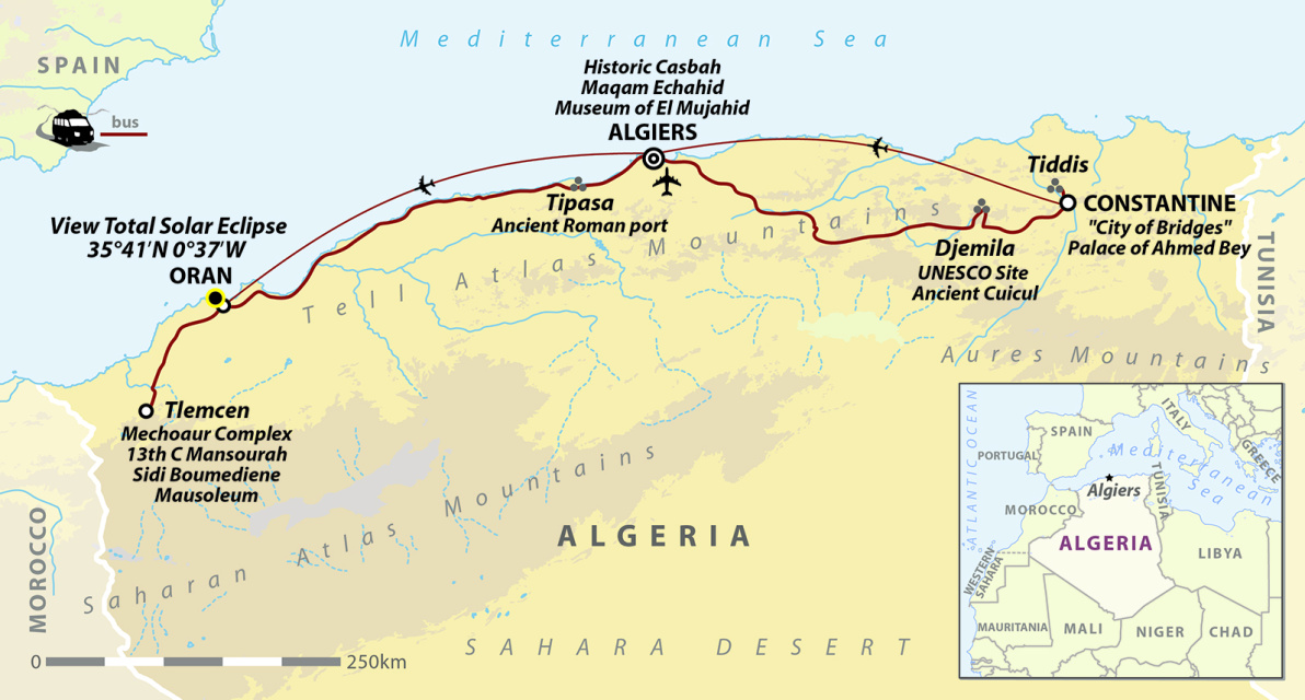 Algeria: Roman Ruins & Mediterranean Shores (Eclipse Special)