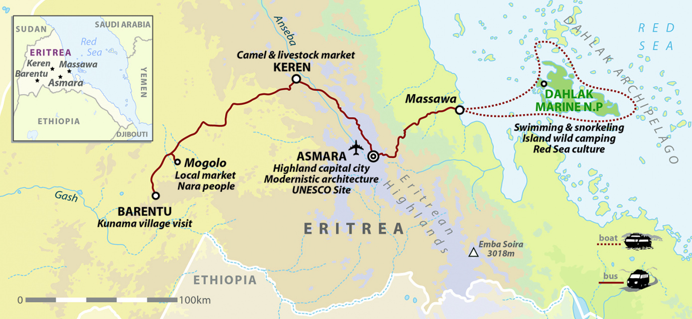 Discover Eritrea: Highlands & Dahlak Archipelago of The Horn of Africa