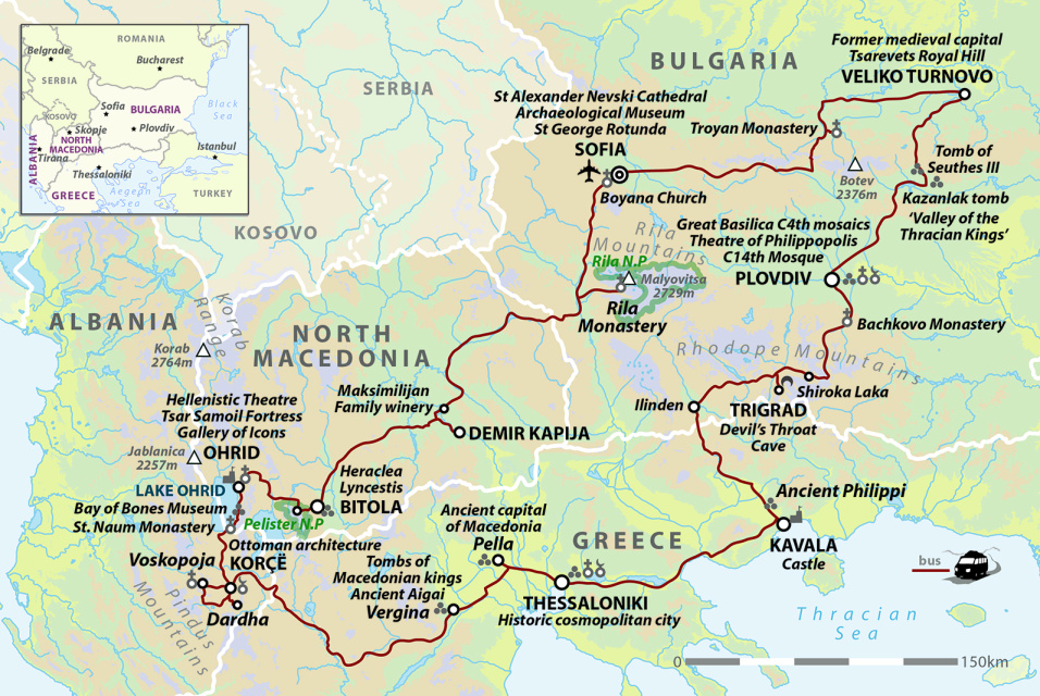 In The Footsteps Of Alexander: Bulgaria, Greece, Albania & North Macedonia