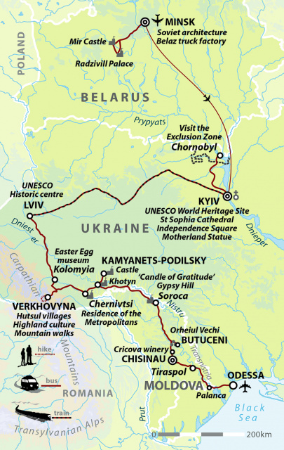 Belarus, Ukraine & Moldova: Undiscovered Europe