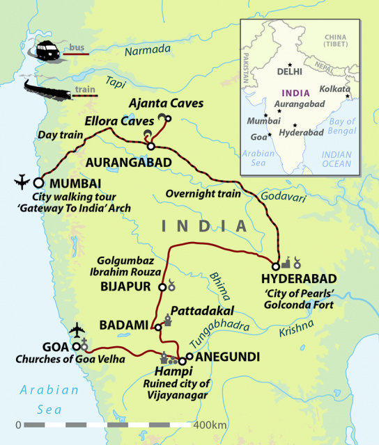 Heart of India: Mumbai, Hampi and Goa