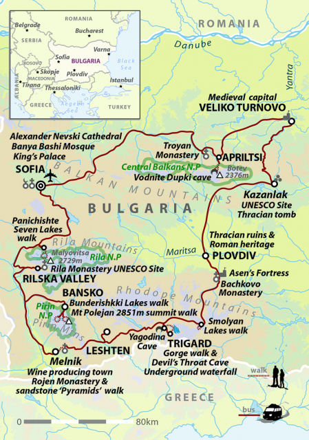 Walking in Bulgaria: Epic Landscapes of Ancient Thrace