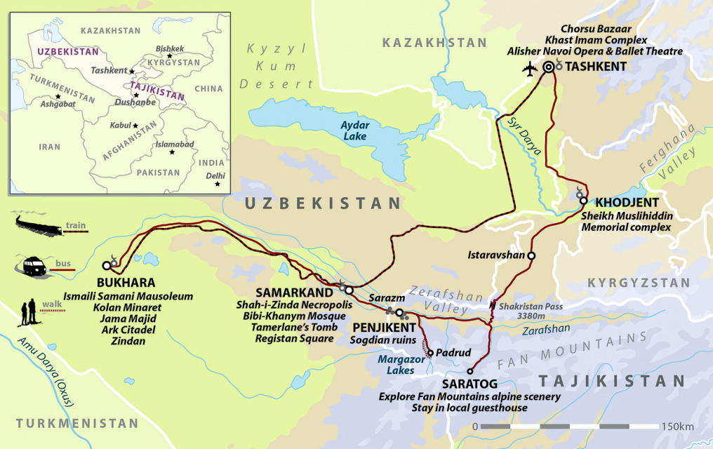 Uzbekistan & Tajikistan: Samarkand & The Fan Mountains