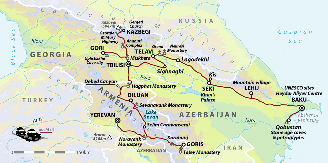 Azerbaijan, Georgia & Armenia: Across the Caucasus